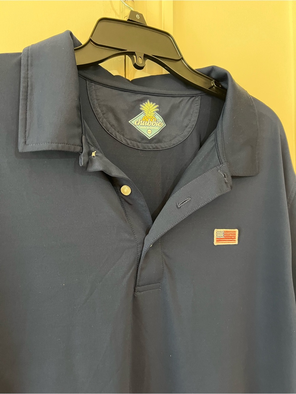 Chubbies Men's Performance Polo Shirt - Navy - Picture 2 of 3